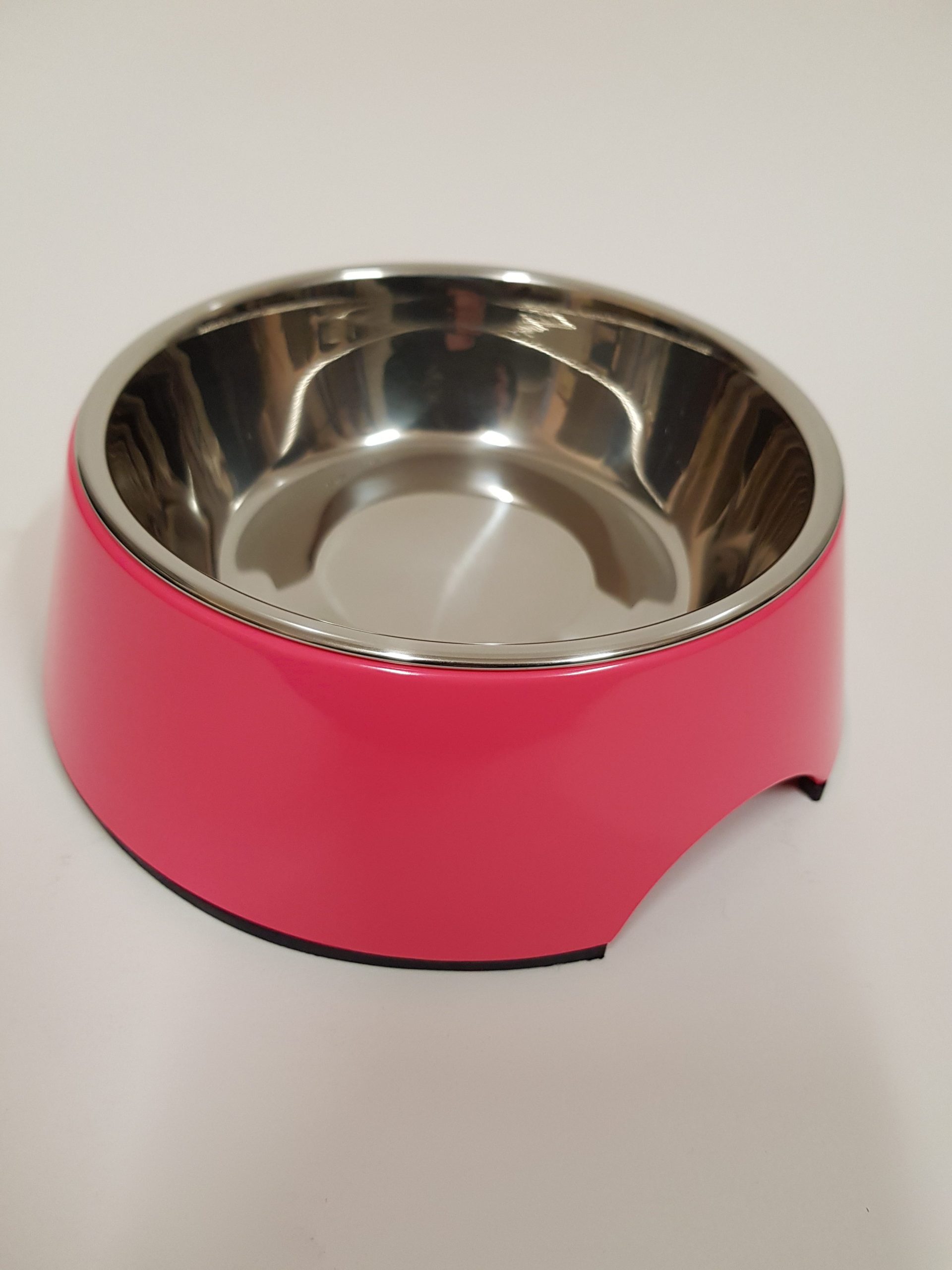 Dog / Cat Food or Water Bowl Medium 350ml Pink Family Pet Supplies