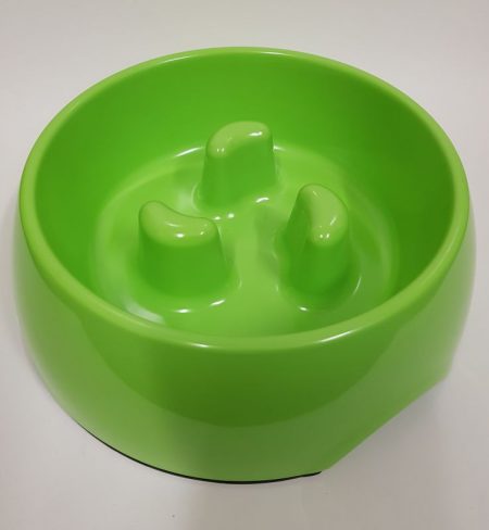 Dog Cat Slow Feeder Bowl X Large 1200ml Green Family Pet