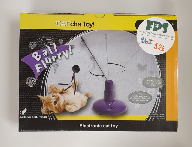 Ball Flurry Cat Toy Cat'Cha Electronic Cat Toy